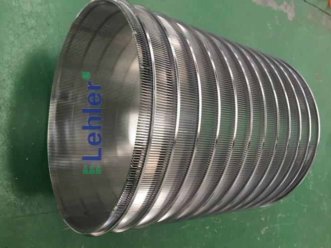 Lehler Wedge Wire Screen Filter 320 * 400mm Basket Screen Filter Panels