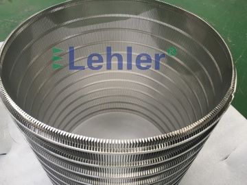 0.25mm Slot Welded Wedge Wire Screen Cylinder Wire Mesh Filter