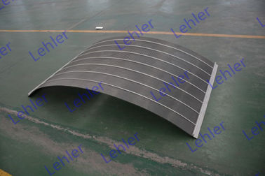 Stainless Steel Wedge Wire Screen Panels Curved Screen High Capacity / Efficiency