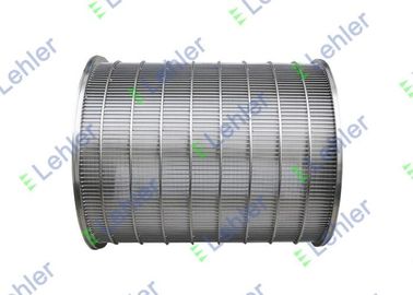 Cylindrical SS316L Pressure Screen Basket For Latex Filtration