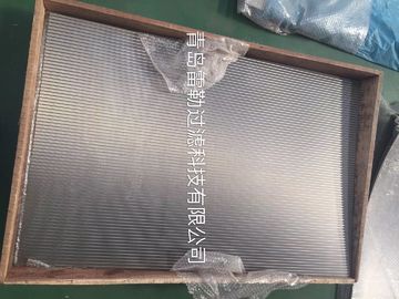 Flat Panel Wedge Wire Sieve Filters For Solid - Liquid Separation / Chemical Industry