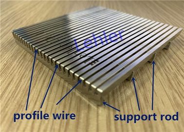 SS316L Wedge Wire Screen Panels High - Precision Slot Opening 2.0*3.0mm