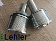 Length 90mm Water Filter Nozzle , Stainless Steel Nozzle With Uniform Slots