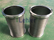 WWE-178 Wedge Wire Filter Elements Long Slit High Flow Rate ISO Certification
