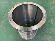Spiral Wedge Wire Filter Elements For Solid - Liquid Separation / Plastics Extrusion