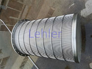 Lehler Wedge Wire Basket High - Precision Slot Opening For Starch / Sugar Industry