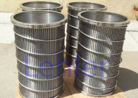 PSB-280 Wedge Wire Screen Cylinders , Water Filter Basket Outside To Inside Type