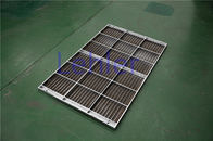 Stainless Steel Column Internal Trays , Dewatering Wedge Wire Support Grid