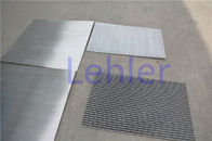 Slot 0.75mm Wedge Wire Screens For Separation / Filtration ISO Certification