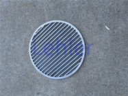 WWS-400 Wedge Wire Screen Filter , Flange Ring Wedge Wire Panel With Smooth Surface
