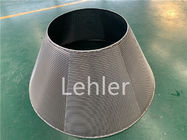Centrifuge Wedge Wire Screen Basket Conical Type SS316L Material Smooth Wire Surface