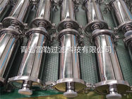 Straight Automatic Self Cleaning Filters 600 Polished Surface For Milk Industry