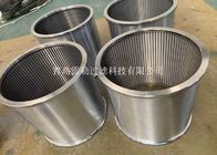 Cylinder Wedge Wire Screen Stainless Steel Wedge Wire Mesh For Separation And Filtration