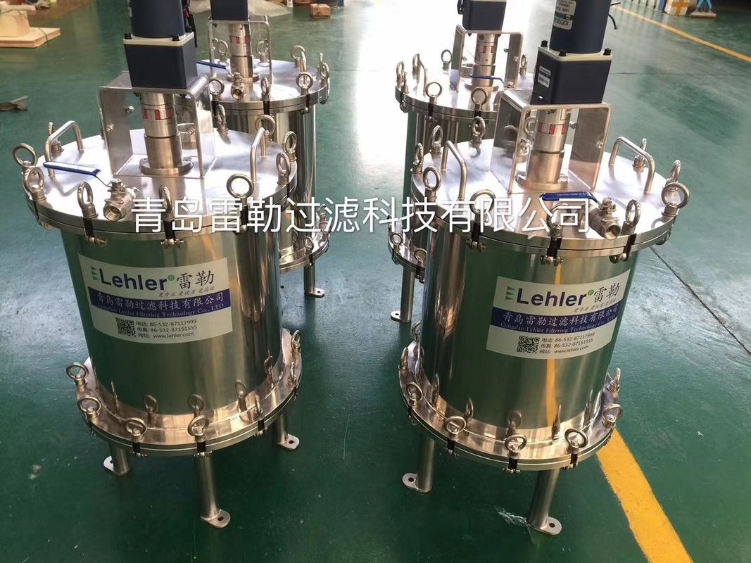 Mirror Polish Surface Automatic Self Cleaning Filters For Lithium Battery Slurry