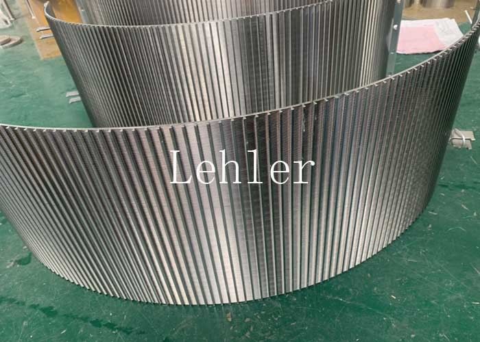Wedge Wire Sieve Bend Screen 120 Degree Angle For Dewatering And Drying Equipment