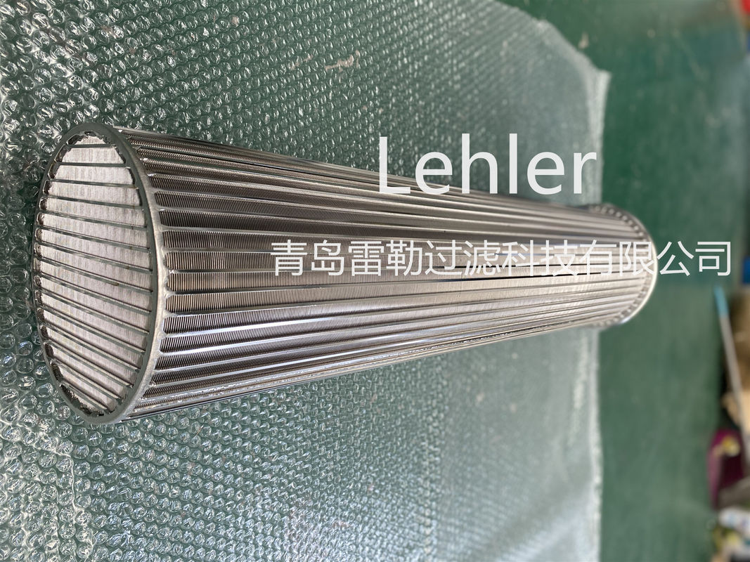 Cylinder 6000mm SS304 0.1mm Slot Wedge Wire Screen