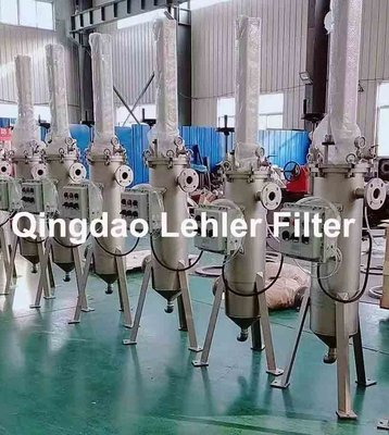 High Performance Inner Scraper LFN219 Pneumatic Scraping Self Cleaning Stainless Steel 304 Filter  Vessel For Viscous Liquid Filtration