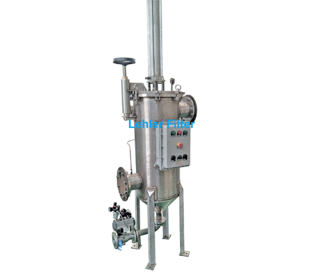Customizable Pneumatic Air Cylinder Pushing Automatic Self Cleaning Filters For Industrial Filtration