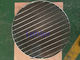 SUS 316L Basket Mill / Bead Mill Screen Flat Panel Diameter 377MM Slot 0.4MM