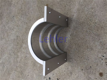 Double Sieve Bend Screen With Fasteners Connect / Smooth Filtration Surface