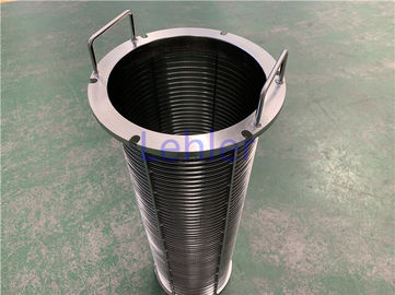 Fine Chemical Filtration Wedge Wire Filter Elements Automatic Self Cleaning