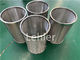Strainer V Wire Screen Baskets 125 Micron Slot Opening For Wastewater Treatment
