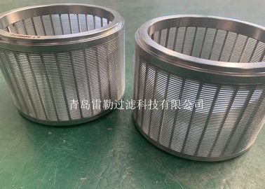 Circular Type Bead Mill Screen 0.15mm Slot Opening High Flow Rate ISO9001