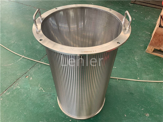 Scraping Filter anti Corrosion Wedge Wire Filter Element