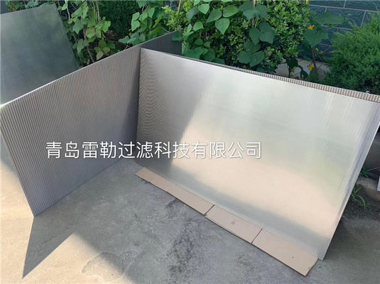 SS316L Sieve Plate Wedge Wire Screen Dewatering ISO 9001