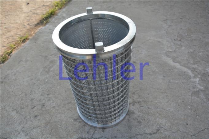 800 Mesh Pressure Wedge Screen Filter Pulp And Paper Industry