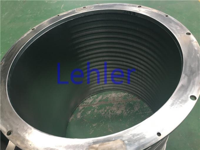 Slotted Pressure Screen Basket Paper Mill Bar Type With Hard Chrome Surface