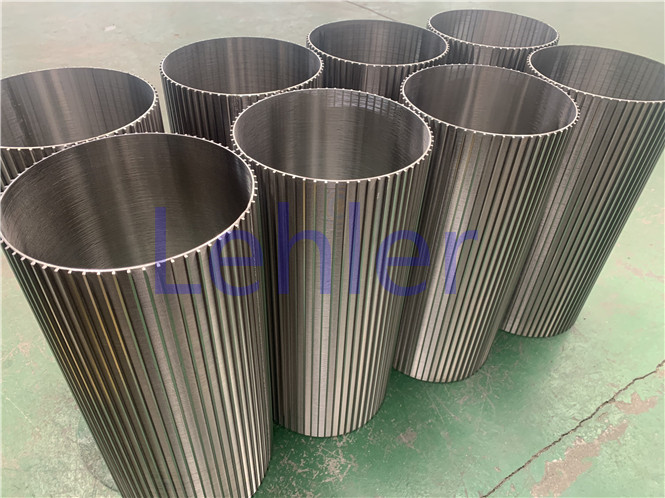 Rod Wire Screen Lehler Wedge Wire Screen Cylinders , Vertical Wire Screen Circular ...