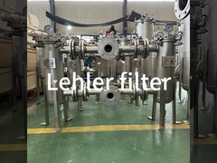 Stainless Steel Vertical Strainer Out Flow Resin Filter with 80mm Inner Dia